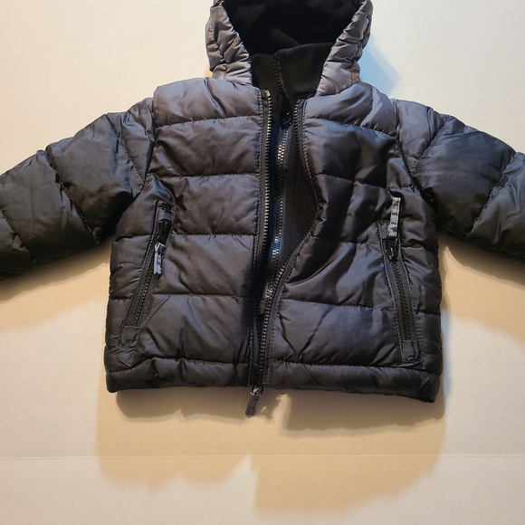 Rothschild Kids Black Puffer Jacket with Hood Lined NWT 12 Months - Picture 12 of 12